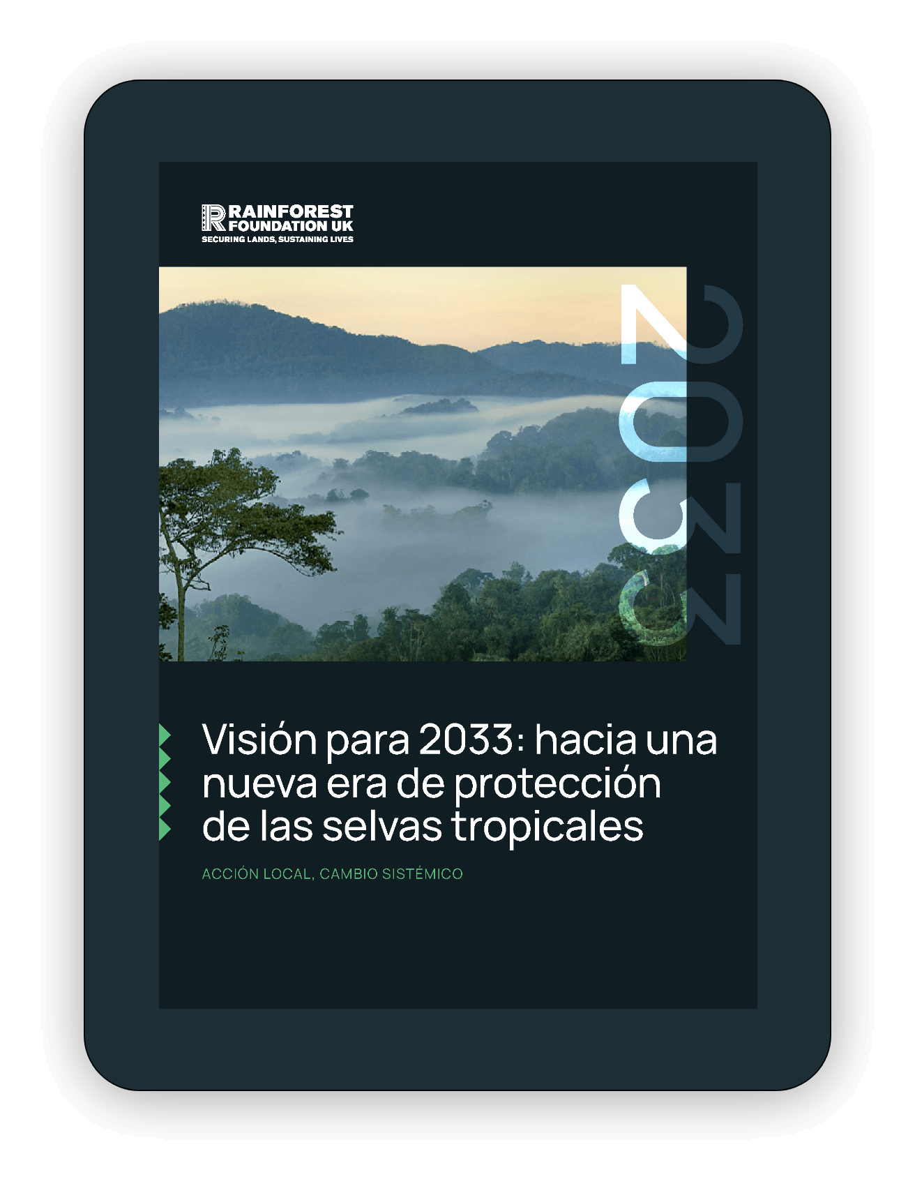 2033 Vision: A New Era of Rainforest Protection report cover