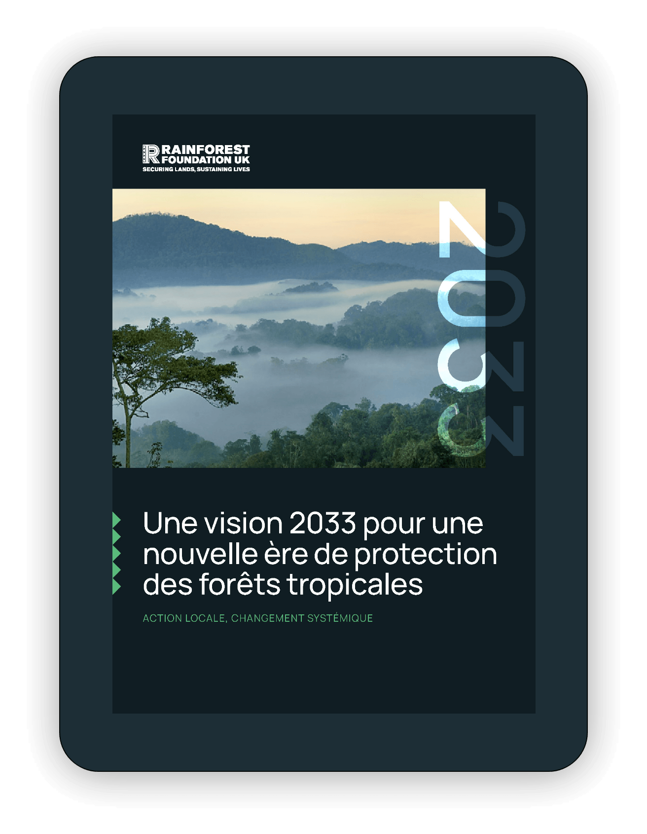 2033 Vision: A New Era of Rainforest Protection report cover